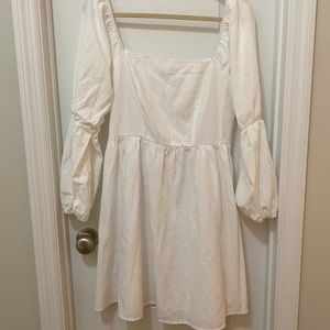 Boho white dress